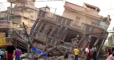 immagine di un edificio distrutto