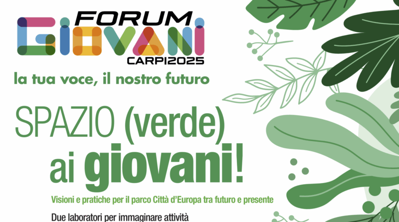 Spazio (verde) ai giovani! Visioni e pratiche per il parco Città d'Europa tra futuro e presente